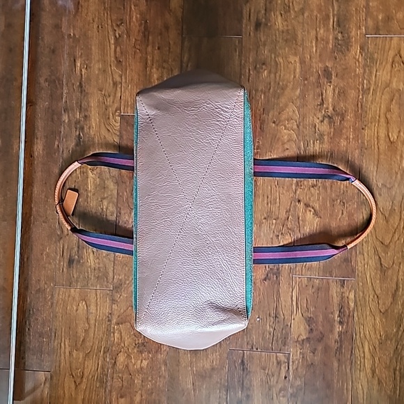 Coach Tote Bag 38 in Colorblock - Green - Picture 8 of 12